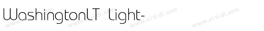 WashingtonLT Light字体转换